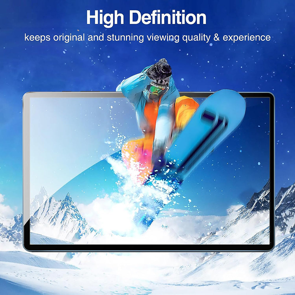 Film de protection d'écran Lito Classic pour Samsung Galaxy Tab S9 FE / Tab S9, Verre trempé, Collage intégral, 2.5D