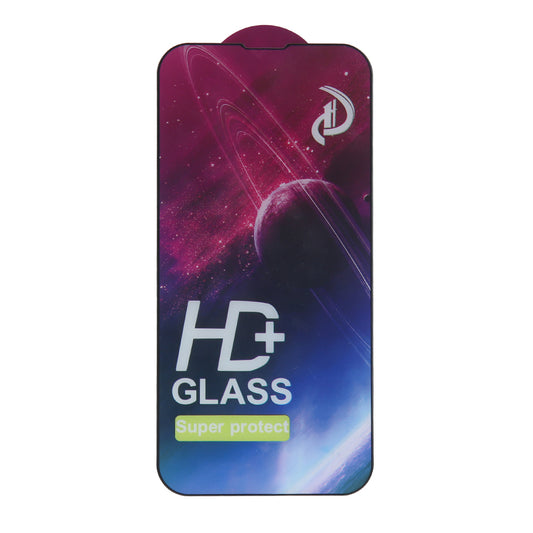 OEM schermbeschermfolie voor Samsung Galaxy A56 A566, gehard glas, full glue, 9D, zwart