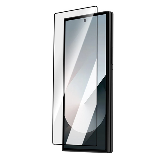Film de protection écran extérieur Lereach pour Samsung Galaxy Z Fold8 Ultra F976 / Z Fold7 F966, verre trempé, collage complet, noir
