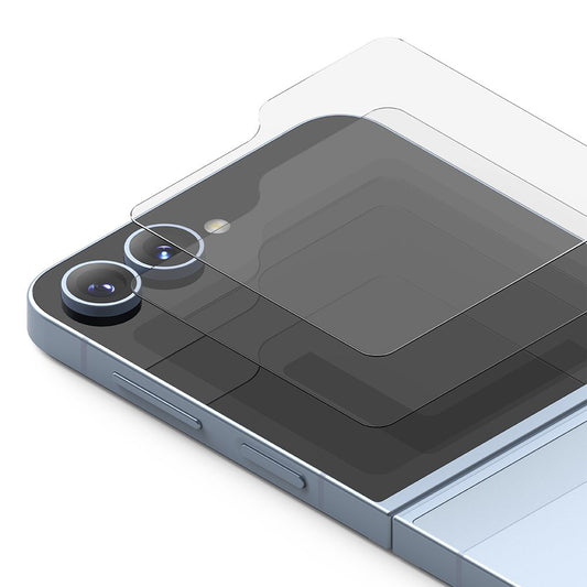 Beschermfolie Ringke Cover Display voor Samsung Galaxy Z Flip6 F741, Gehard Glas, AB Ultra Glue, Set van 2 stuks