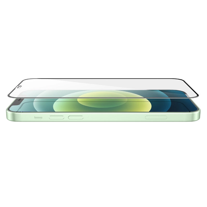 Beschermfolie HOCO G16 voor Apple iPhone 12 Pro Max, Gehard Glas, Volledige Lijm, 5D, Zwart