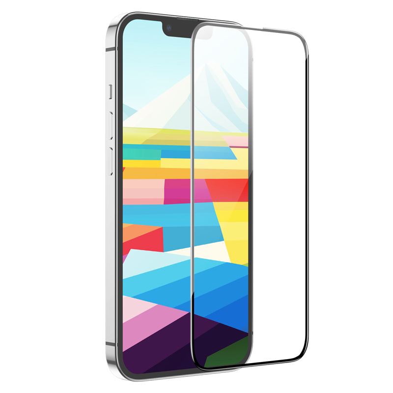 Schermbeveiligingsfolie HOCO G16 voor Apple iPhone 16 / 15, Gehard Glas, Volledige Lijm, 5D, Zwart