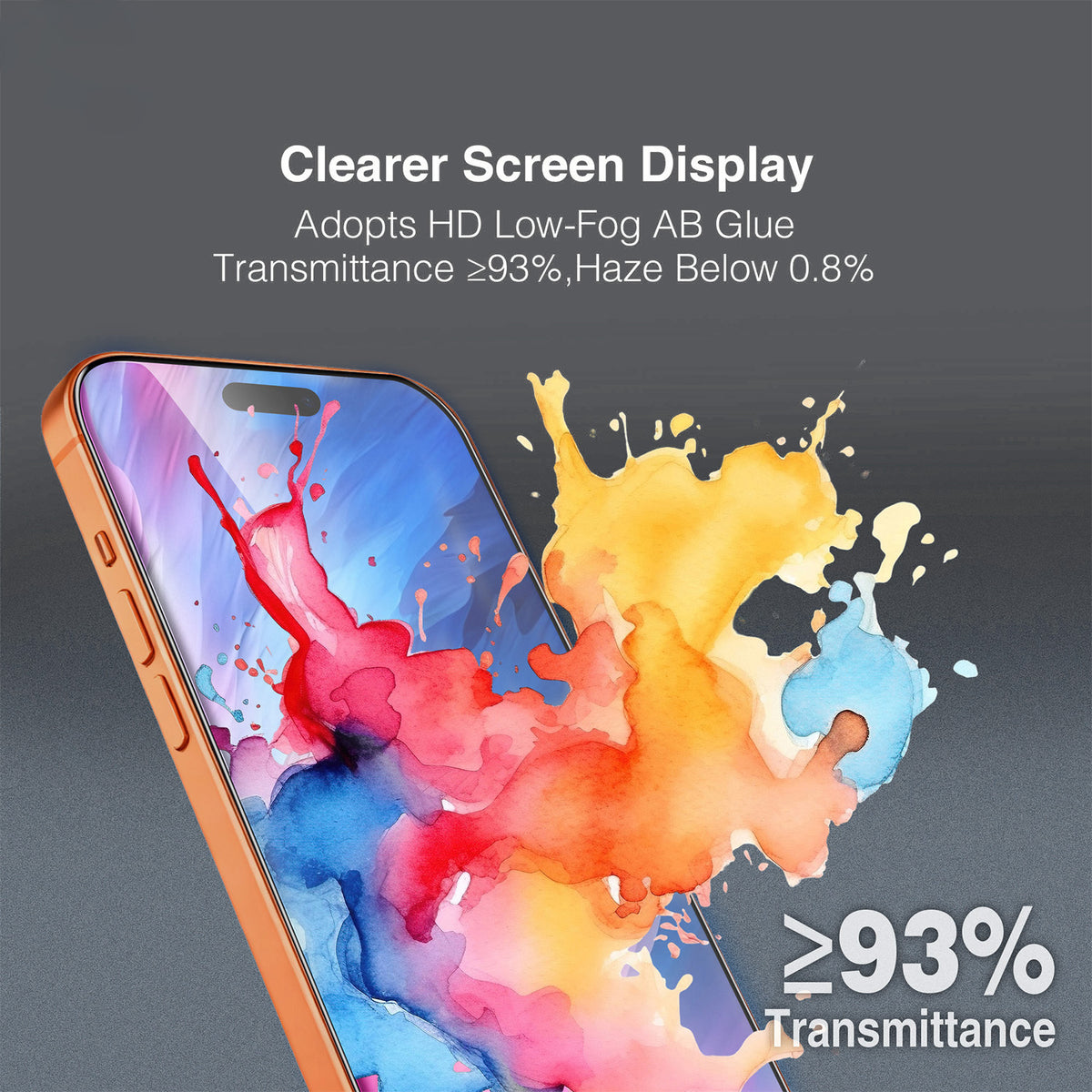 Tel Protect 10X HD DLC Diamond Coating Displayschutzfolie für Apple iPhone 18 Pro Max / 17 Pro Max, gehärtetes Glas, vollflächig klebend, schwarz