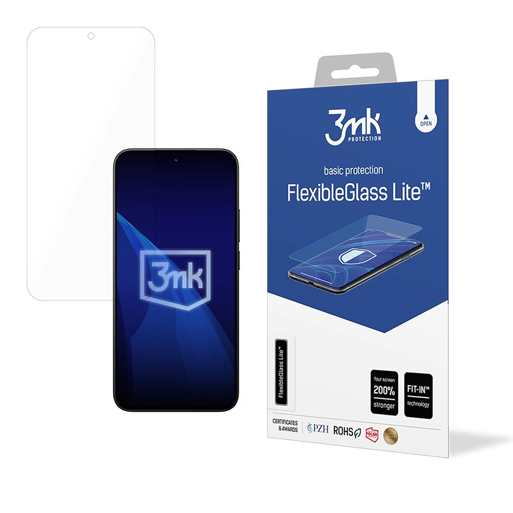 Schermbeveiligingsfolie 3MK FlexibleGlass Lite voor Xiaomi 15T Pro, Flexibel Glas, Volledige Lijm