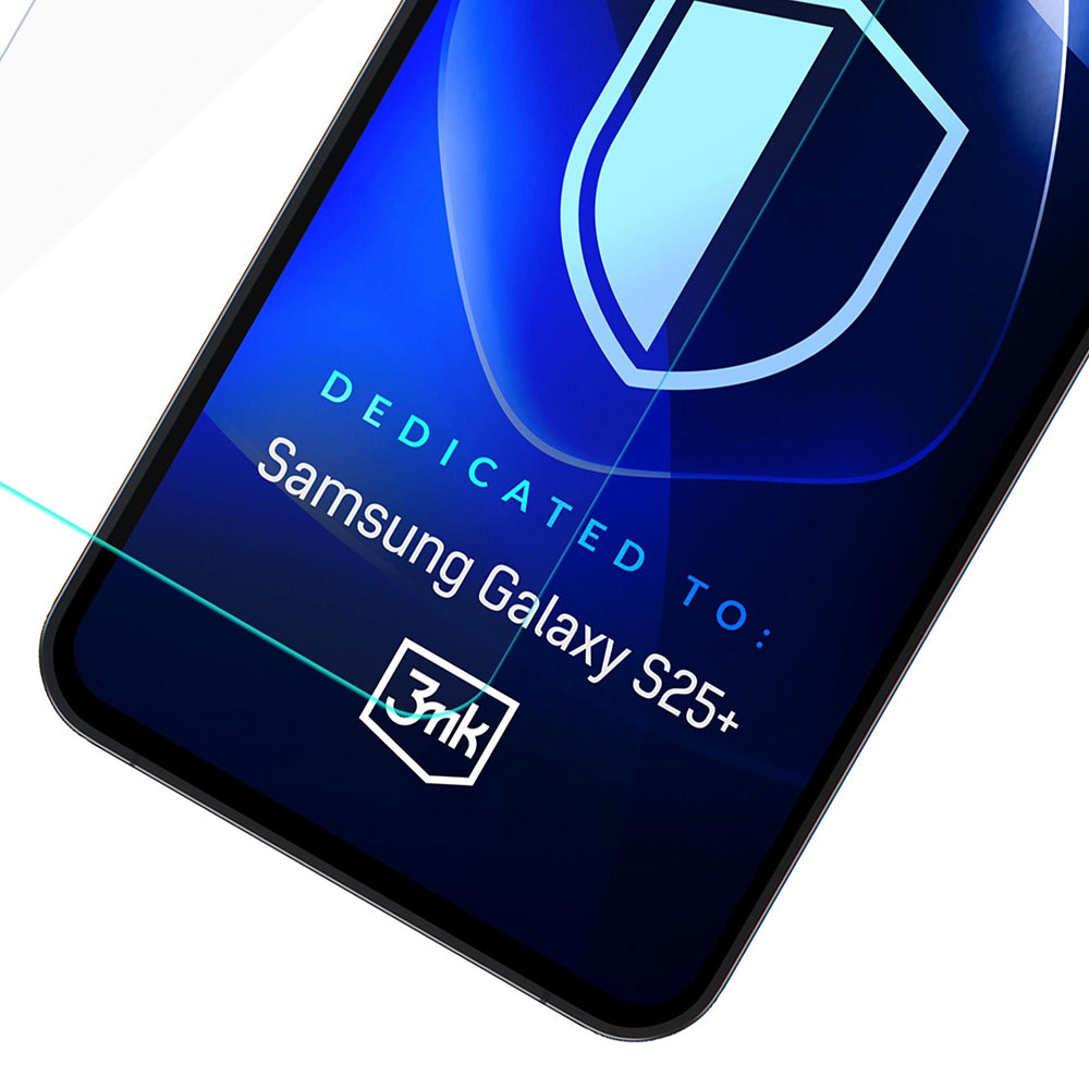 Film de protection écran 3MK FlexibleGlass pour Samsung Galaxy S25+ S936, Verre Flexible, Collage Complet