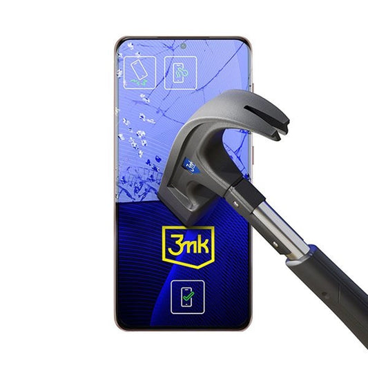 3MK FlexibleGlass schermbeschermfolie voor Xiaomi Poco X7 Pro, Flexibel Glas, Volledige Lijm