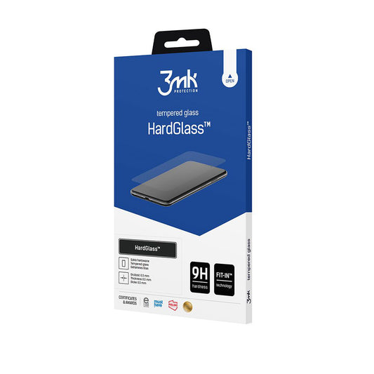 3MK HardGlass schermbeschermfolie voor Samsung Galaxy A55 5G A556 / A35 5G A356, gehard glas, volledige lijmlaag