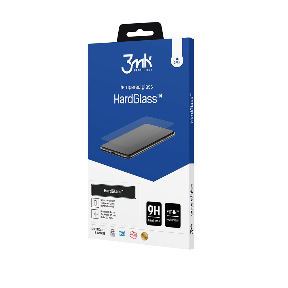 Film de protection d'écran 3MK HardGlass pour Samsung Galaxy S25 FE, Verre Trempé, Full Glue
