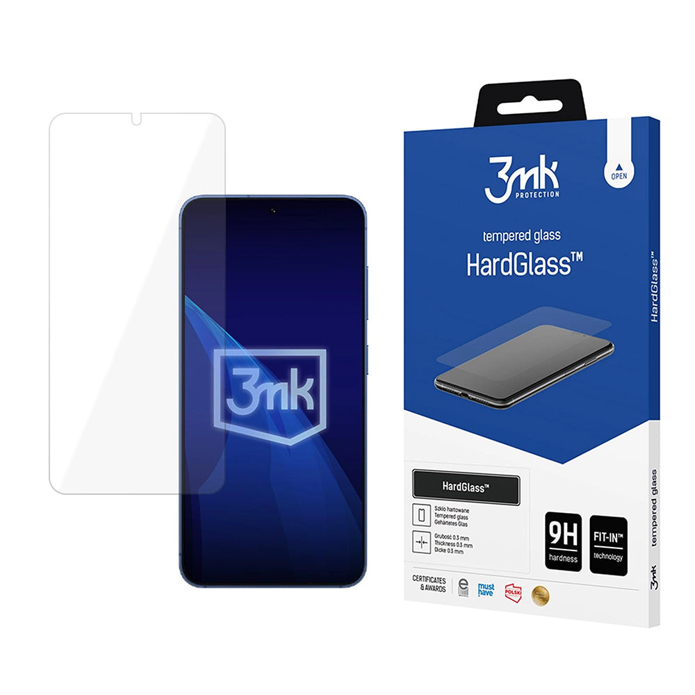 Schermbeveiligingsfolie 3MK HardGlass voor Samsung Galaxy S26 S942, Gehard Glas, Volledige Lijm