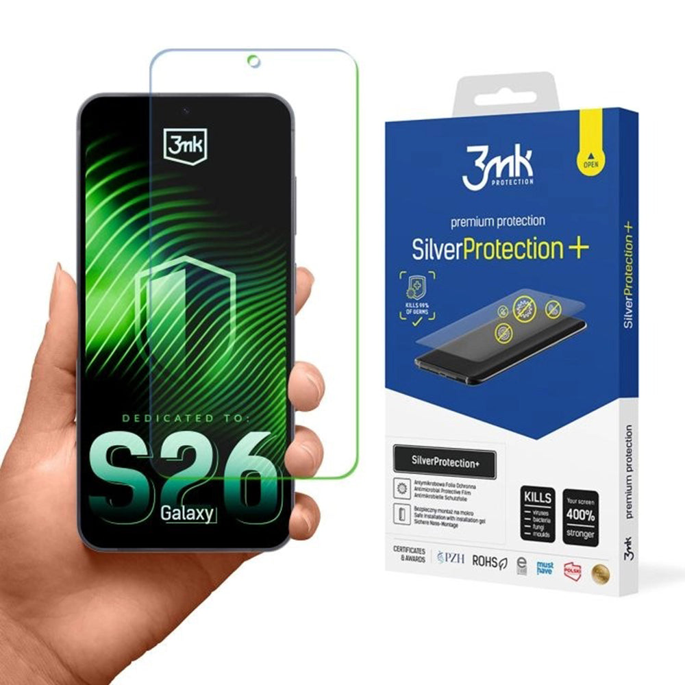 Schutzfolie 3MK Silver Protect+ für Samsung Galaxy S26 S942, Kunststoff
