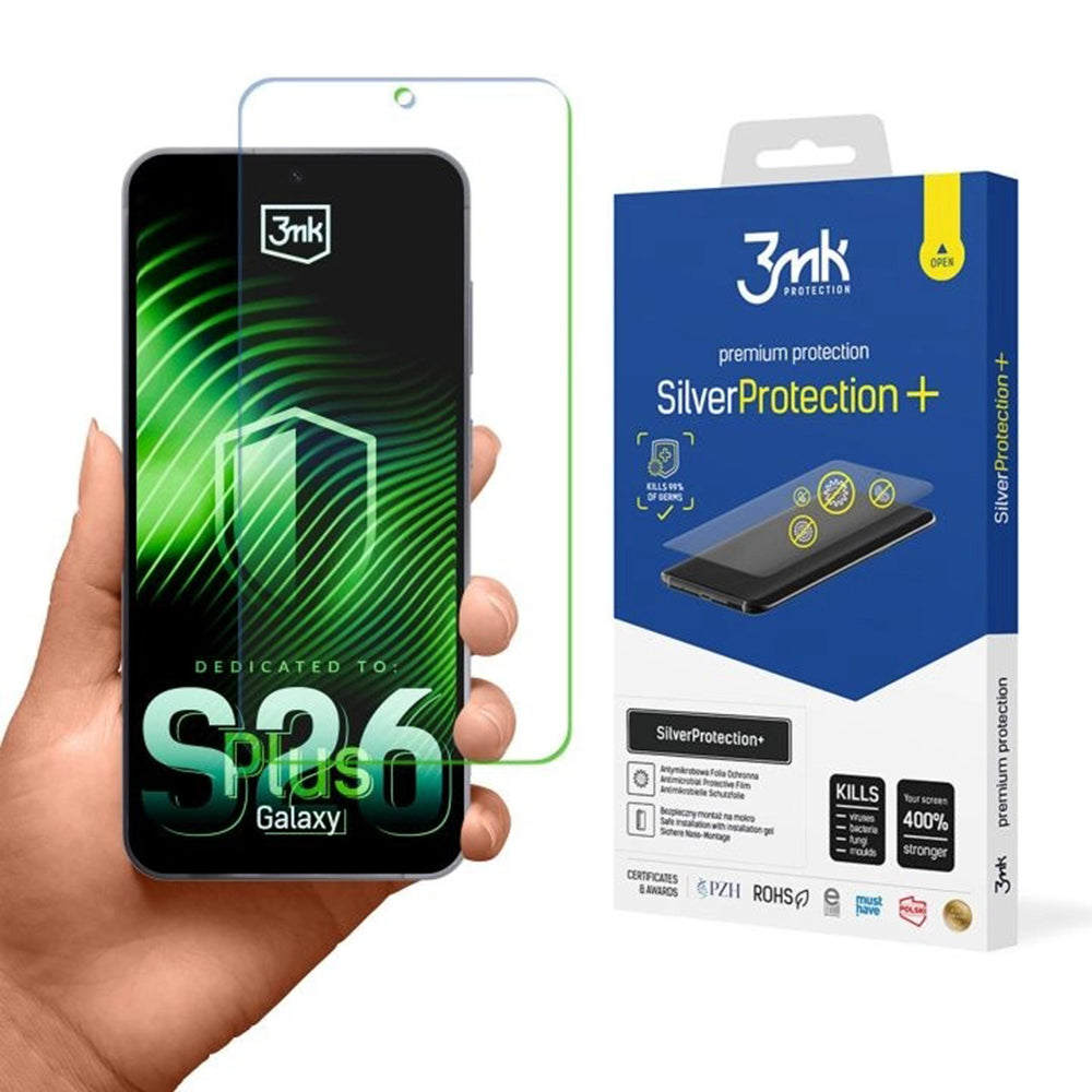 Film de protection Écran 3MK Silver Protect+ pour Samsung Galaxy S26 Plus S947, Plastique