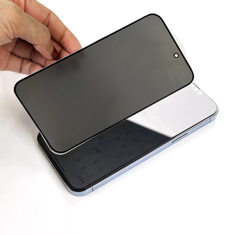 Film de protection d'écran Privacy OEM Shield Screen pour Samsung Galaxy S25 S931, Verre Trempé, Full Glue