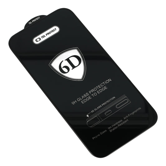 OEM schermbeschermfolie voor Samsung Galaxy S26 Plus S947, gehard glas, volledige lijm, 6D, zwart