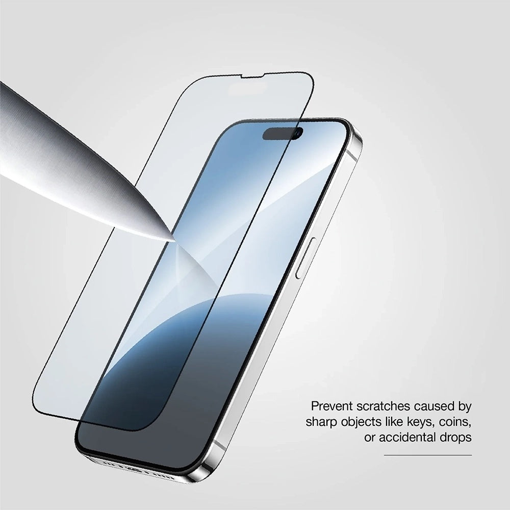 Beschermfolie Anank 10X Versterkt CG voor Apple iPhone 17 Air, Gehard Glas, Volledige Lijm, 2.5D, Zwart