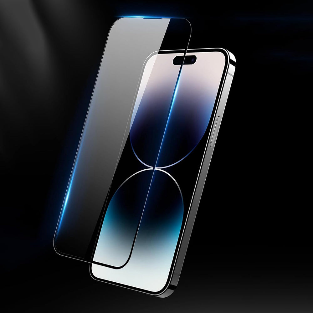 Beschermfolie Anank 5X Versterkt Anti-Barst voor Apple iPhone 17 Pro Max, Gehard Glas, Volledige Lijm, 3D, Zwart