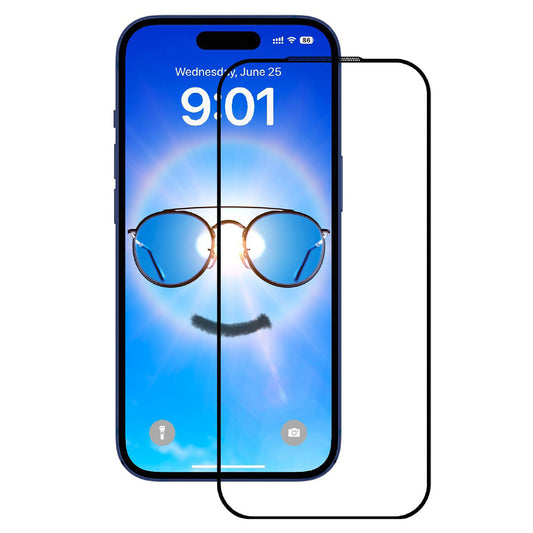 Schutzfolie Anank Anti Reflection für Apple iPhone 17, Gehärtetes Glas, Full Glue, 2.5D, Schwarz