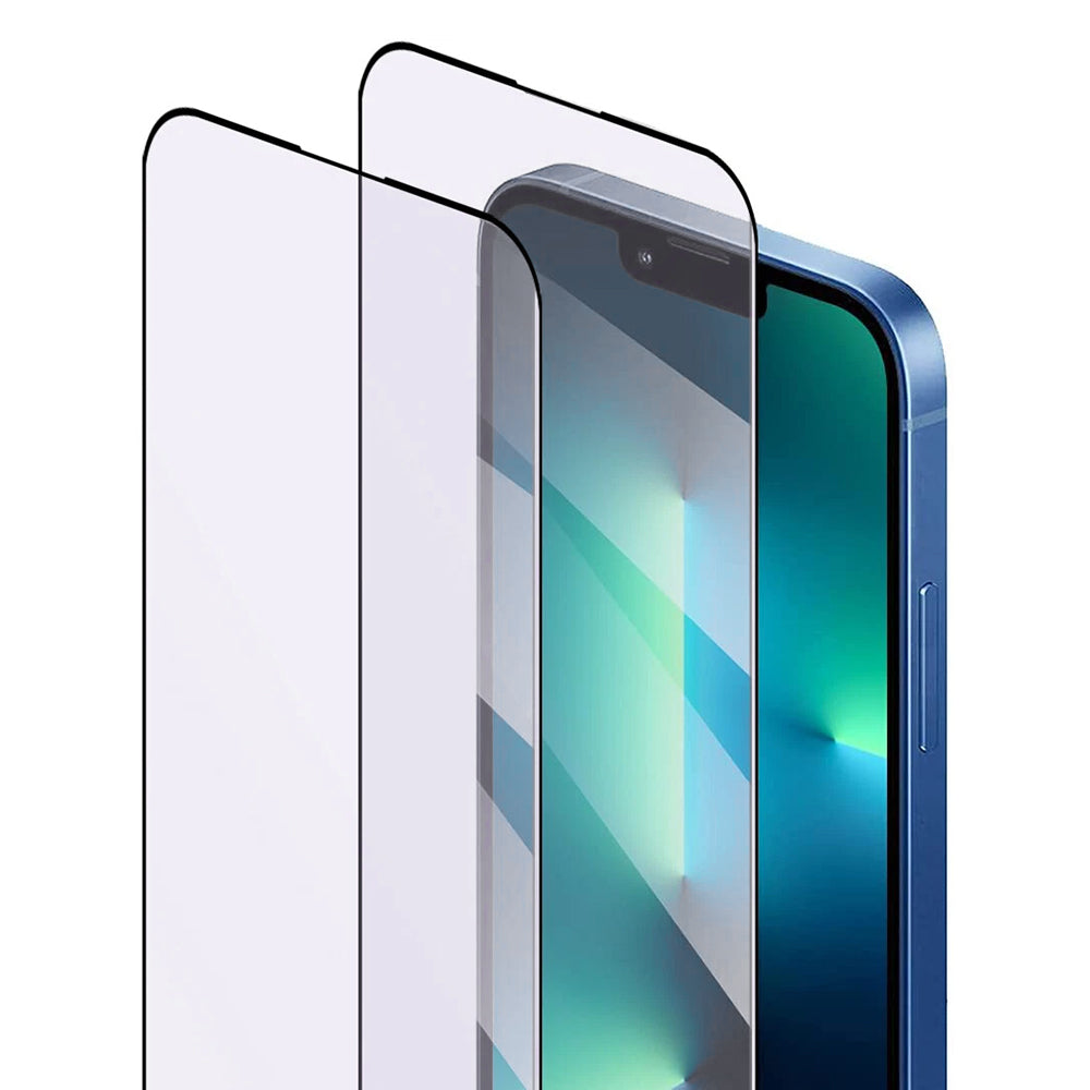 Beschermfolie Scherm Anti Blauw Licht Anank 5X Versterkt voor Apple iPhone 17 Pro Max, Gehard Glas, Volledige Lijm, 2.5D, Zwart