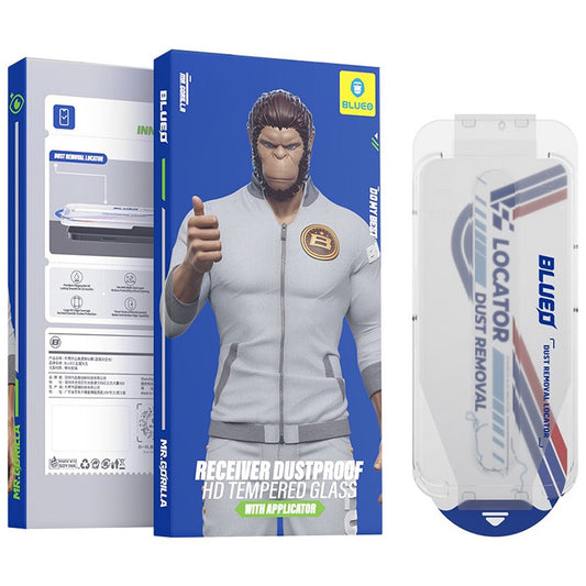 Beschermfolie Blueo Anti-Dust HD Applicator Pro voor Apple iPhone 17 Air, Gehard Glas, Volledige Lijm