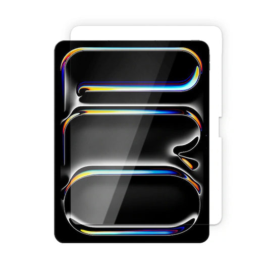Film de protection d'écran Blueo Anti-Reflet HD Applicator Pro pour Apple iPad Pro 11 (2024), Verre Trempé, Collage Complet