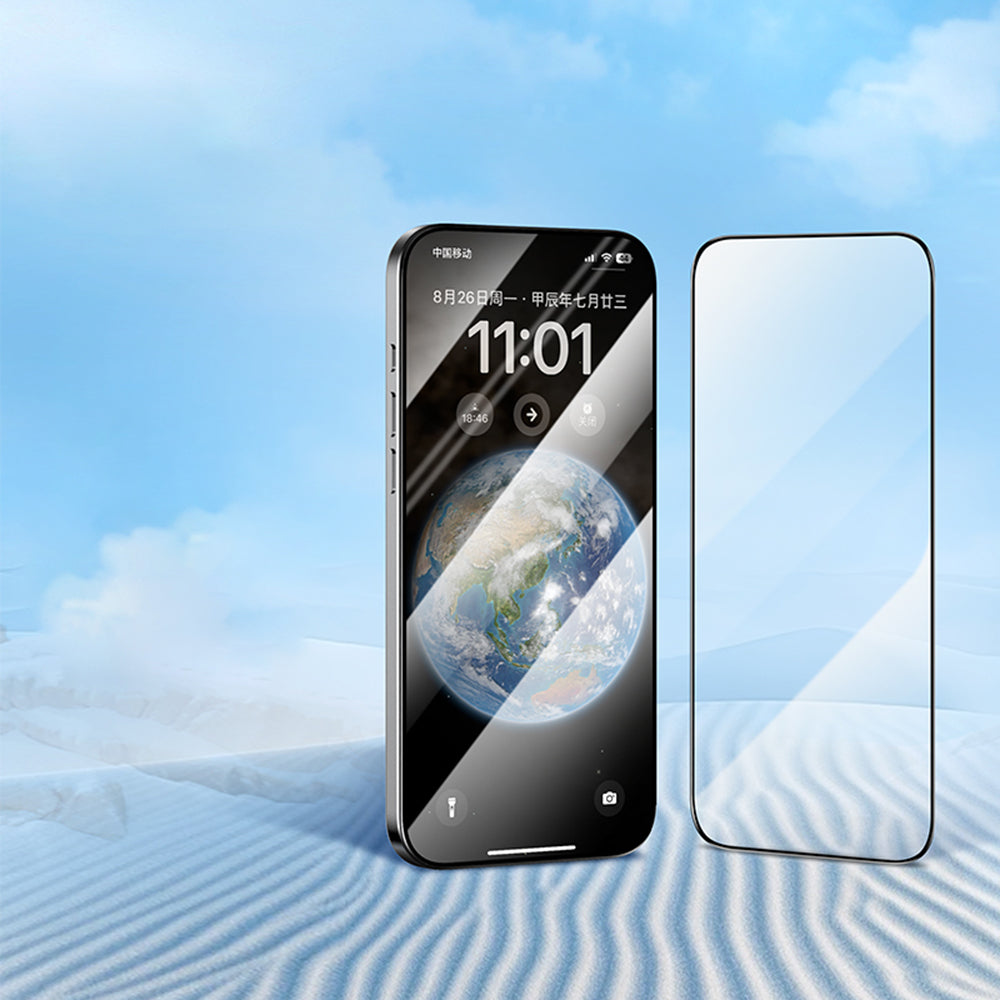 Schutzfolie Blueo HD für Samsung Galaxy S26 S942, gehärtetes Glas, Full Glue, 2.5D, Set mit 5 Stück, Schwarz