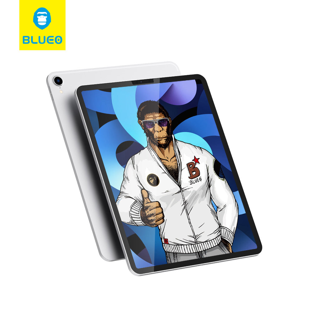 Film de protection d'écran Blueo pour Apple iPad Air (2022) / Pro 11 (2021) / Air (2020) / Pro 11 (2020) / Pro 11 (2018), Verre trempé, Full Glue