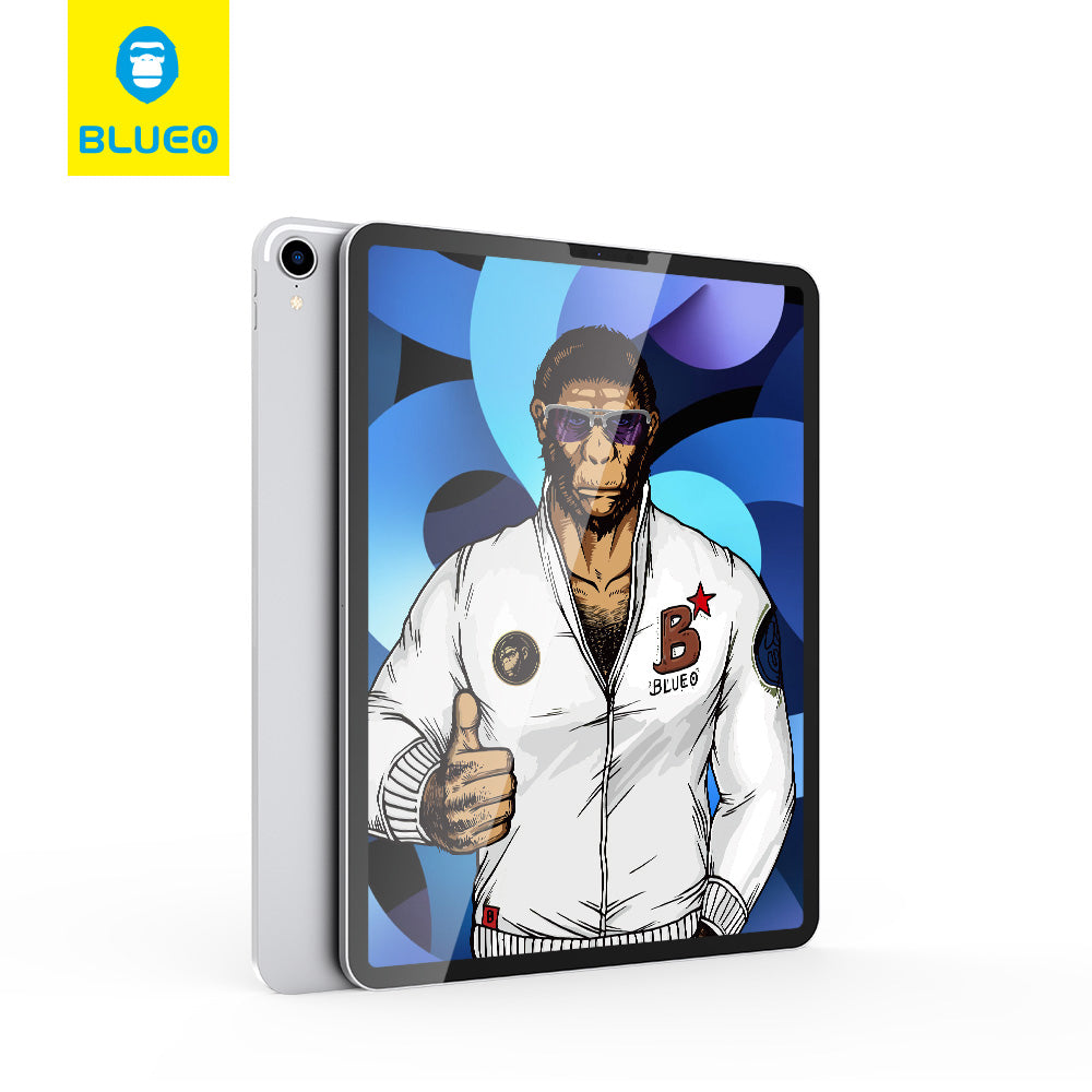 Blueo Screen Protector for Apple iPad Pro 12.9 (2022) / Pro 12.9 (2021) / Pro 12.9 (2020), Tempered Glass, Full Glue