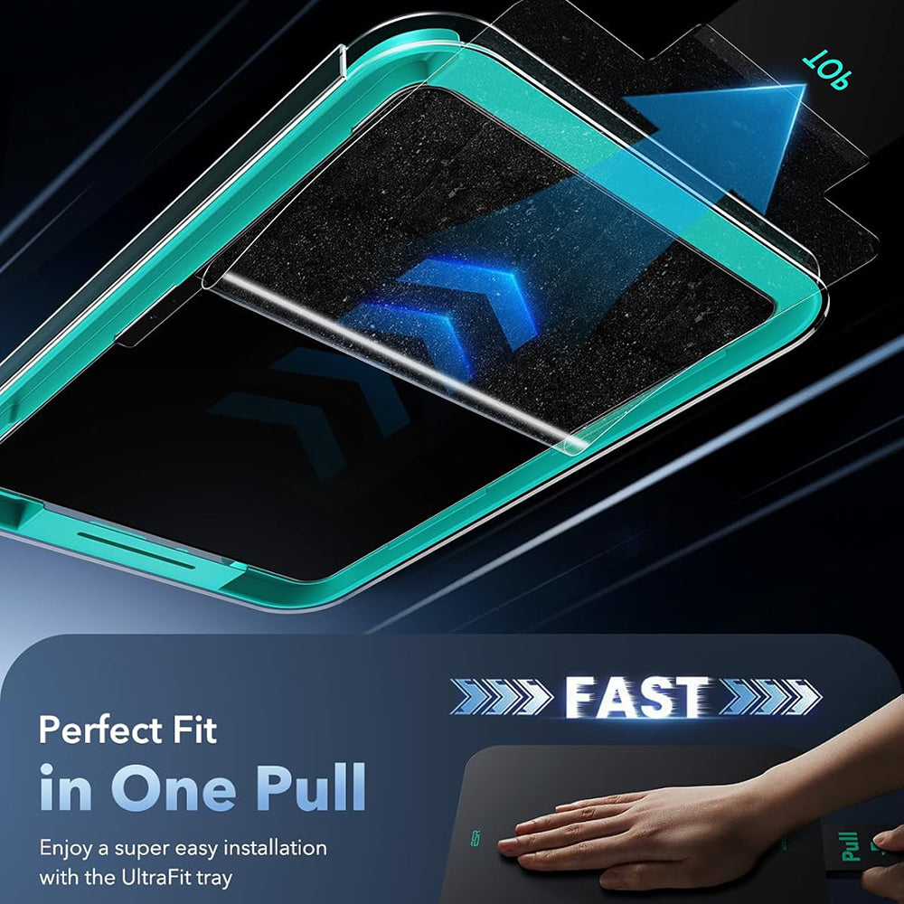 ESR Armorite Paper Feel UltraFit Displayschutzfolie für Apple iPad Air 13 (2026) / Pro 13 (2025), gehärtetes Glas, Vollkleber