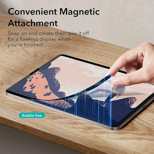 Beschermfolie ESR Paper Feel Magnetic voor Apple iPad Air 13 (2025) / Air 13 (2024), Plastic