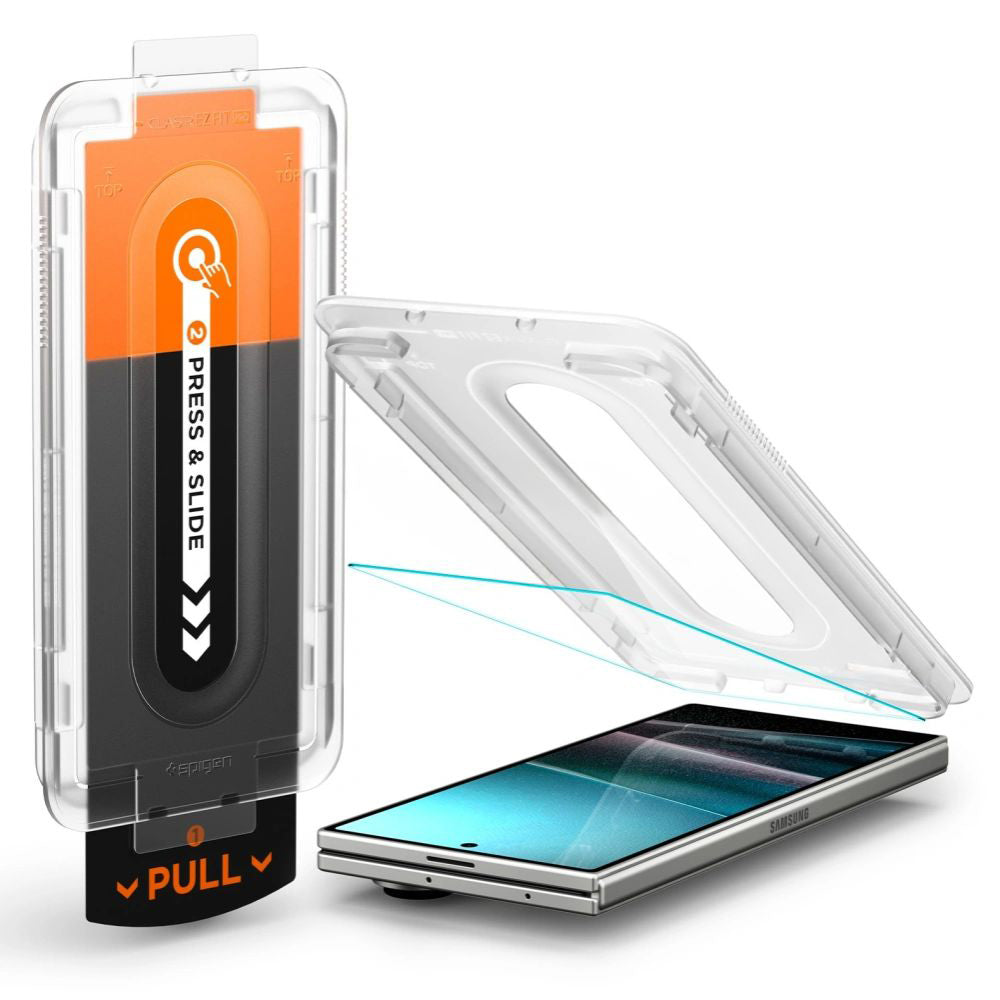 Beschermfolie Buitenscherm Spigen GlastR EZ FIT Pro HD voor Samsung Galaxy Z Fold7 F966, Gehard Glas, Volledige Lijm AGL09580