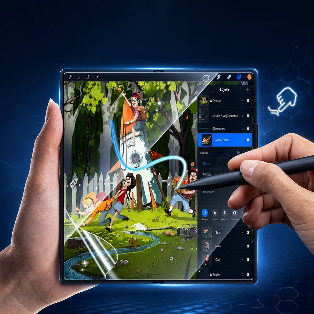 Blueo HD Binnen Scherm Beschermfolie voor Samsung Galaxy Z Fold8 Ultra F976 / Z Fold7 F966, Plastic
