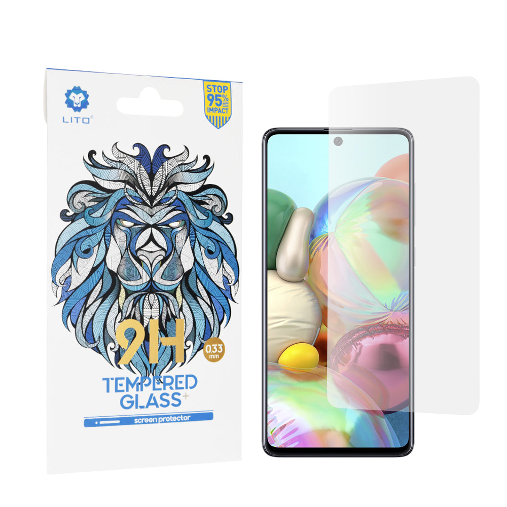 Schutzfolie Lito Classic für Samsung Galaxy M51 M515 / A71 5G A716 / Note10 Lite N770 / A71 A715, Gehärtetes Glas, Vollverklebung, 2.5D