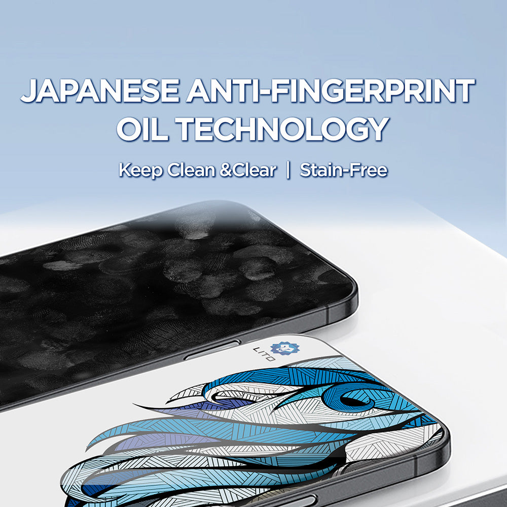Film de protection Écran Lito D+ Max 4K pour Apple iPhone 17 Air, Verre Trempé, Full Glue, Noir