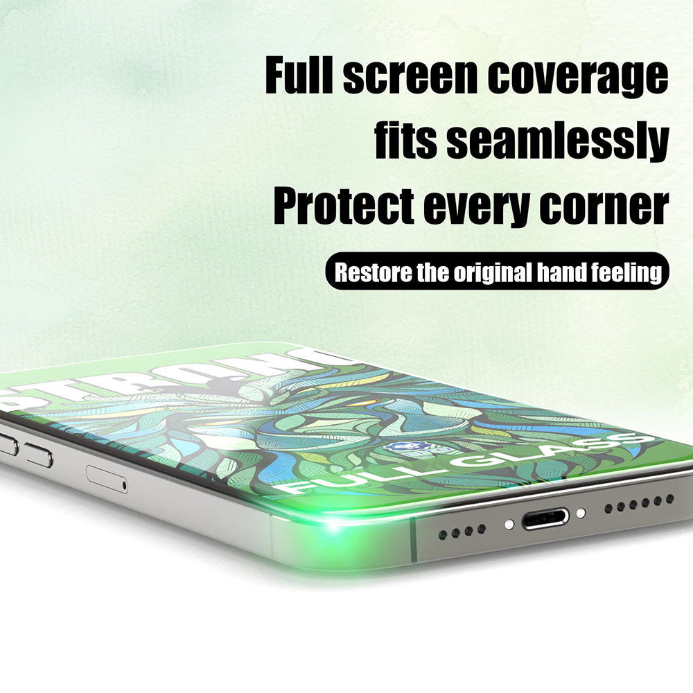 Beschermfolie Lito D+ Max Strong voor Apple iPhone 17 Pro, Gehard Glas, Volledige Lijm, Zwart
