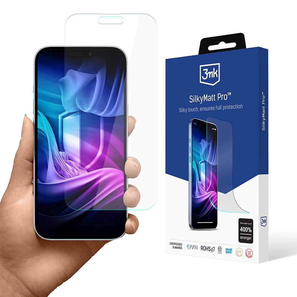 Matte schermbeschermfolie 3MK Silky Pro voor Apple iPhone 17 Pro Max, Plastic