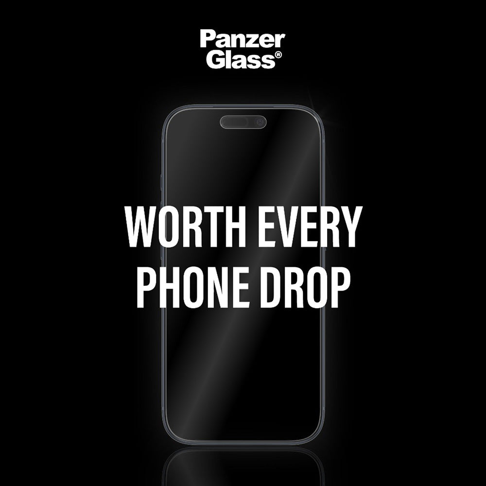 Schutzfolie Matte PanzerGlass Armor EasyAligner für Apple iPhone 17 Pro, gehärtetes Glas, Full Glue