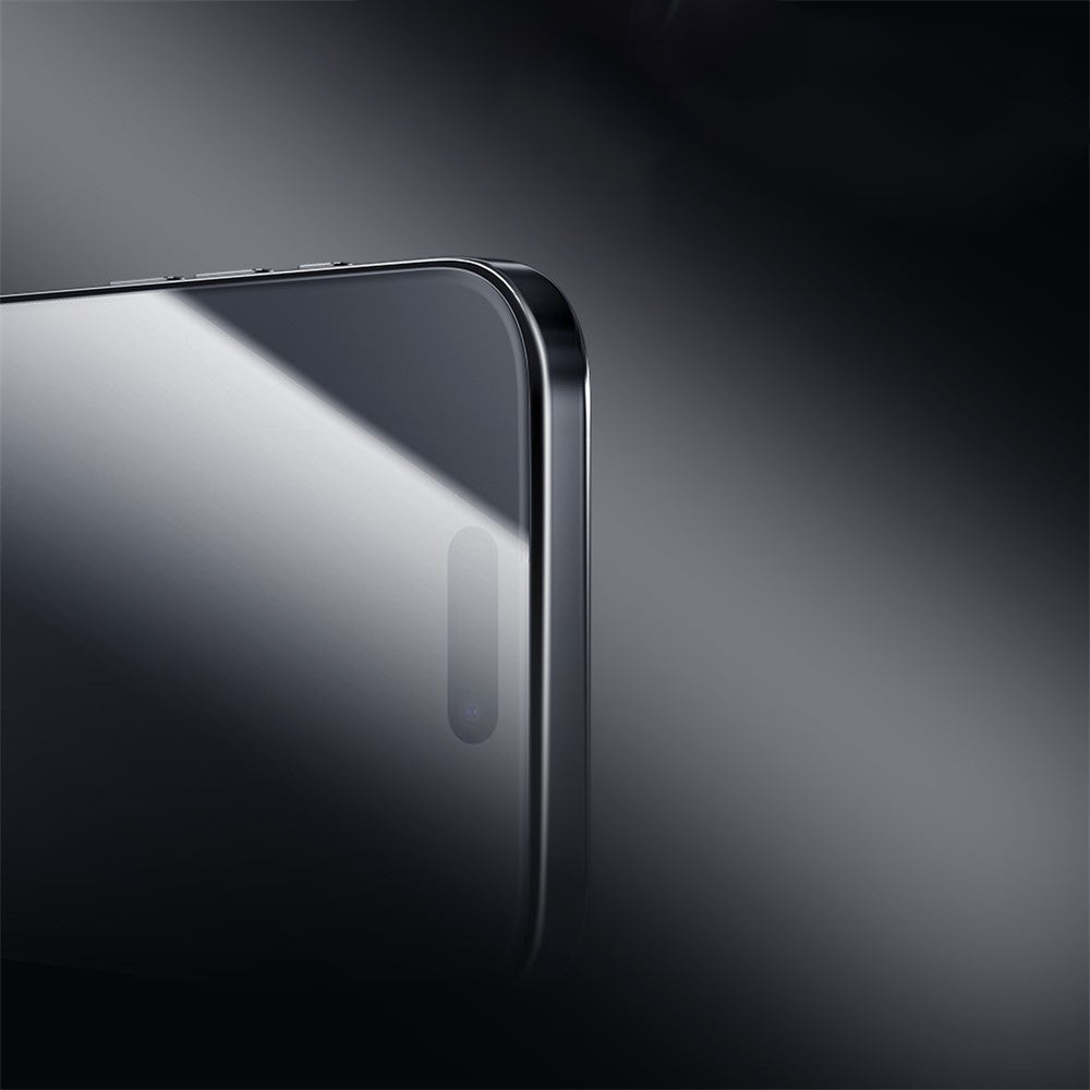 Nillkin CP+ Pro schermbeschermfolie voor Apple iPhone 15 Pro Max, gehard glas, volledige lijm, zwart