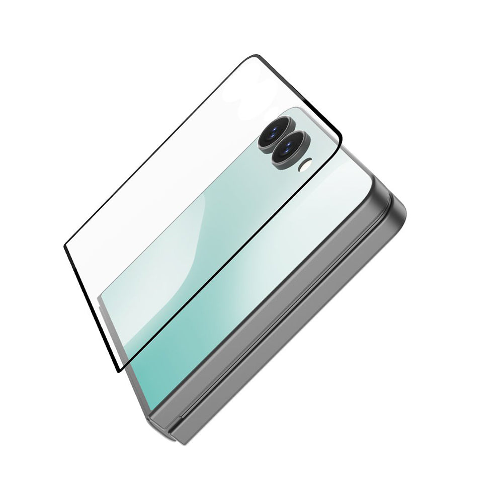 Film de protection écran extérieur Nillkin CP+ Pro pour Samsung Galaxy Z Flip8 F776 / Z Flip7 F766, Verre trempé, Collage complet, Noir