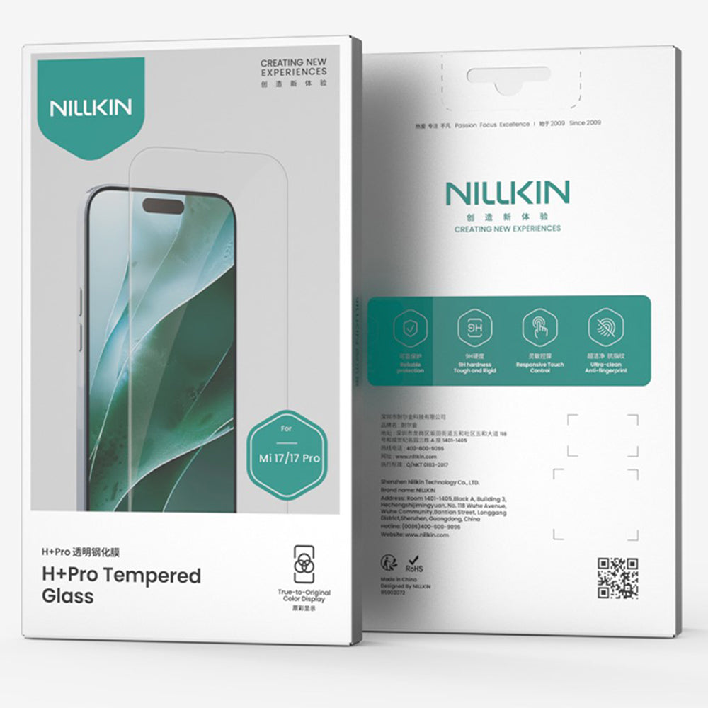 Nillkin H+ Pro schermbeschermfolie voor Xiaomi 17 Pro / 17, gehard glas, volledige lijm