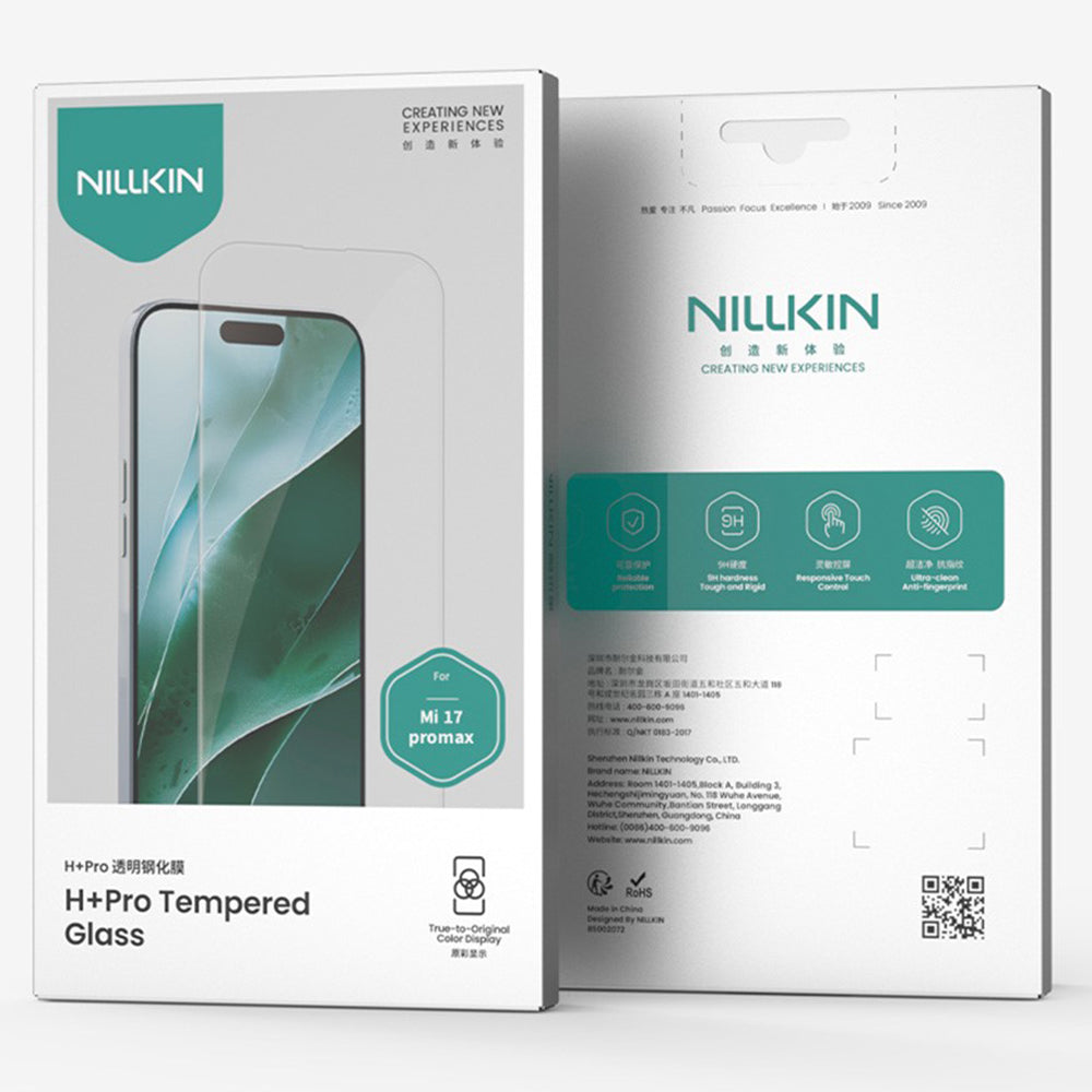 Nillkin H+ Pro schermbeschermfolie voor Xiaomi 17 Pro Max / 17 Ultra, gehard glas, volledige lijm