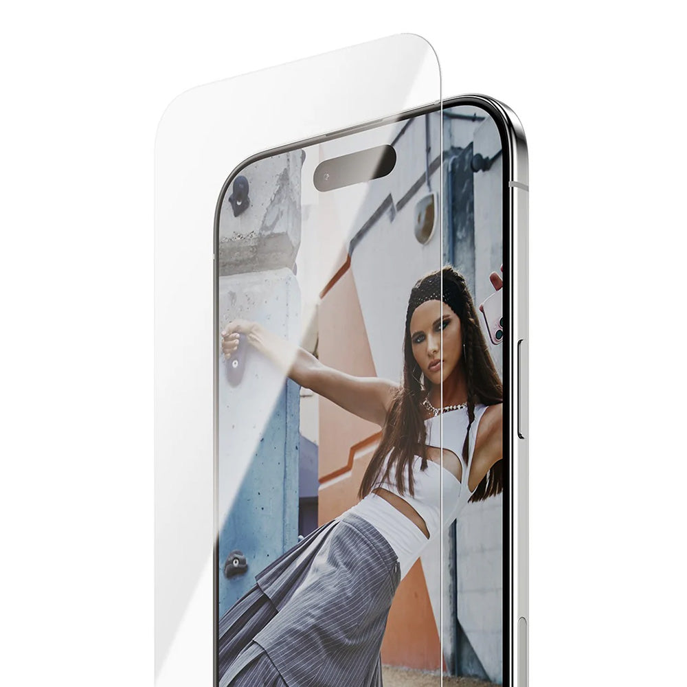 Beschermfolie PanzerGlass Safe Scherm. Ultra-Wide Fit EasyAligner voor Apple iPhone 17 Air, Gehard Glas, Volledige Lijm