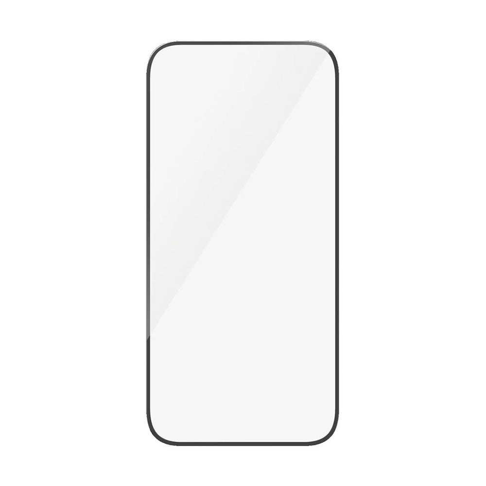 Film de protection d'écran PanzerGlass Ultra-Wide Fit pour Apple iPhone 16 / 15, Verre Trempé, Full Glue, Noir