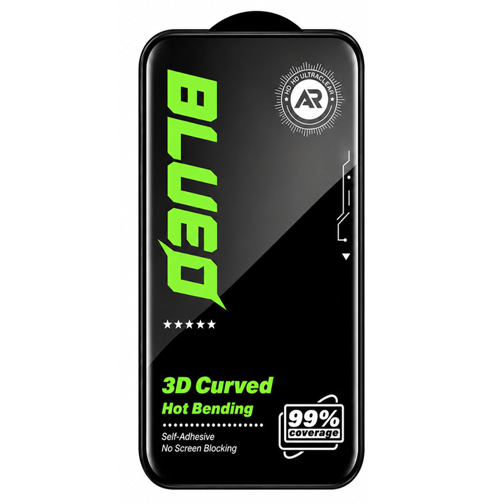 Film de protection d’écran Privacy Blueo Anti Peep AR pour Apple iPhone 18 Pro Max, verre trempé, adhésif intégral, 3D