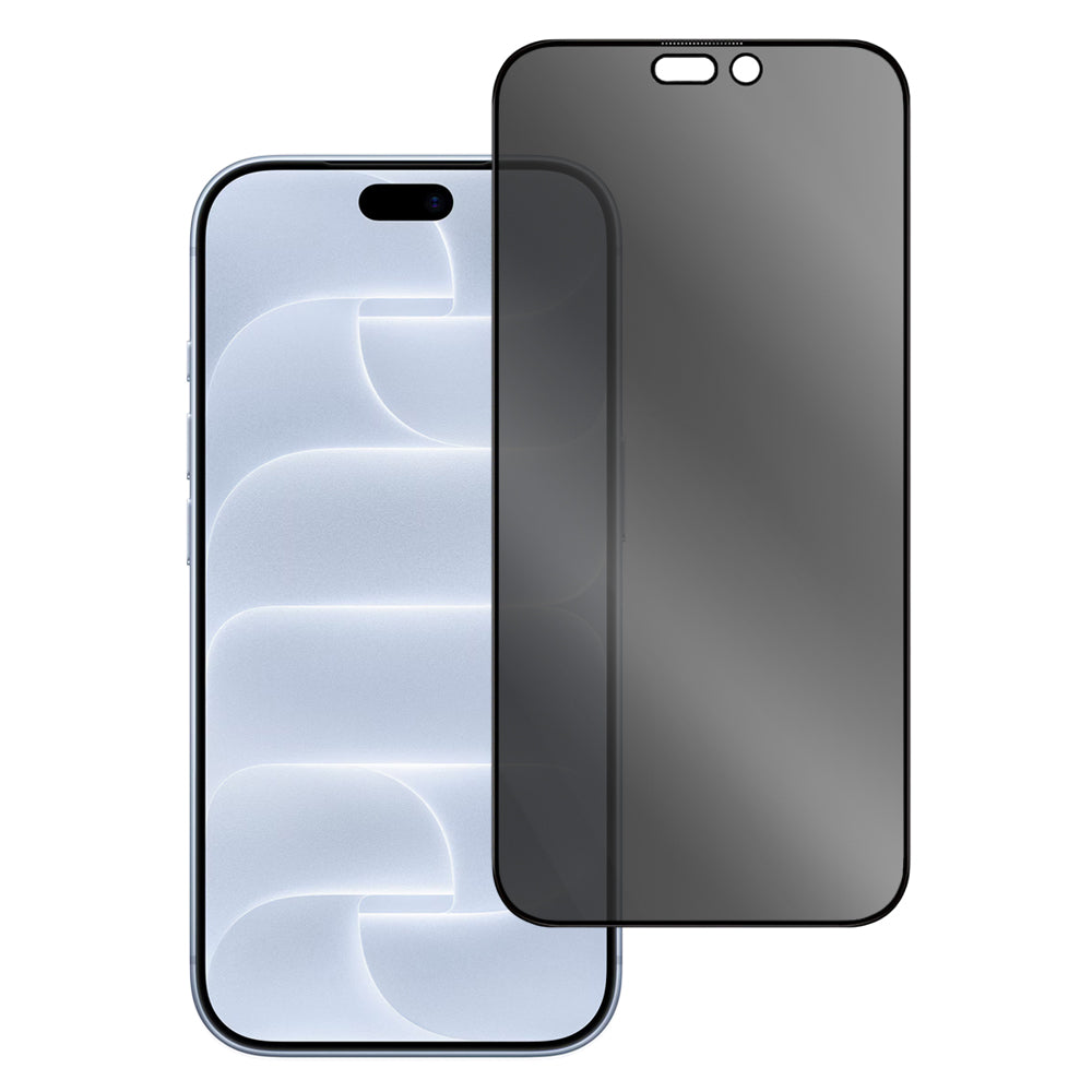 Film de protection d’écran Privacy Blueo Anti-Peep pour Apple iPhone 18 Pro, verre trempé, adhésif intégral, lot de 5 pièces