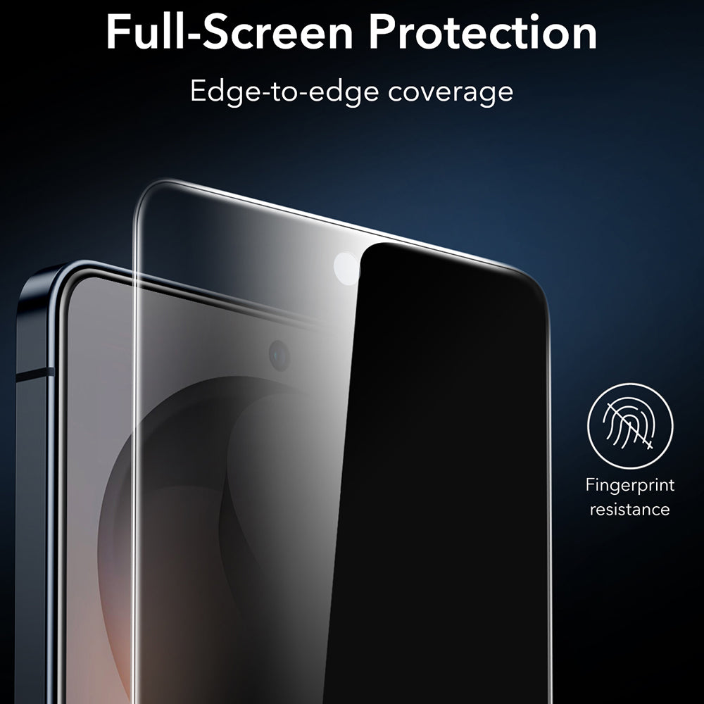 Film de protection Écran Privacy ESR Armorite pour Samsung Galaxy S26 Ultra S948, Verre Trempé, Full Glue