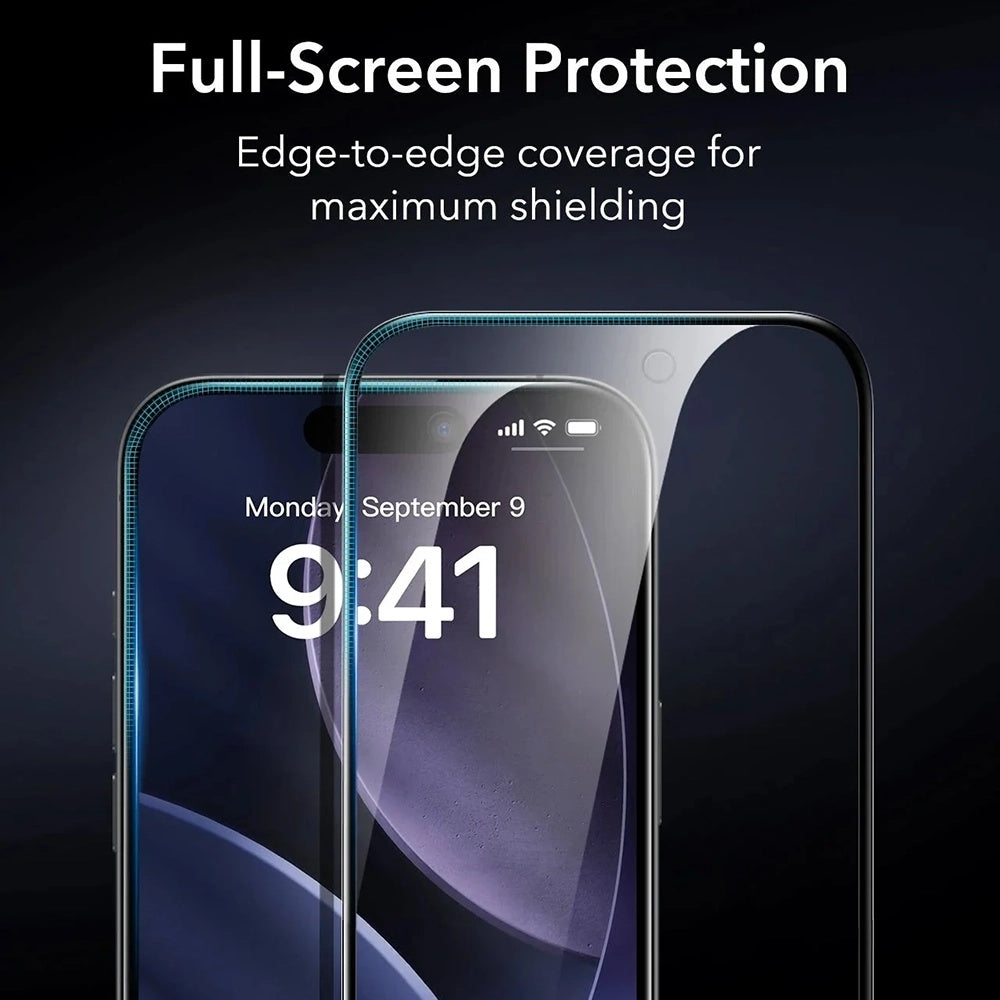 Privacy-schermbeveiligingsfolie ESR Armorite UltraFit voor Apple iPhone 17 Air, Gehard Glas, Volledige Lijm, Set van 3 stuks