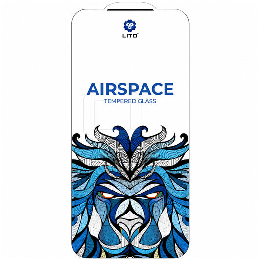 Film de protection d'écran Lito Airspace Border pour Apple iPhone 18 Pro Max / 17 Pro Max, Verre trempé, Collage intégral