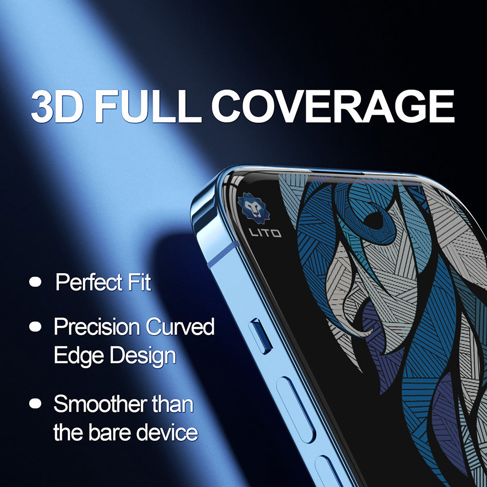 Film de protection Écran Privacy Lito D+ Max 4K pour Apple iPhone 17 Air, Verre Trempé, Full Glue