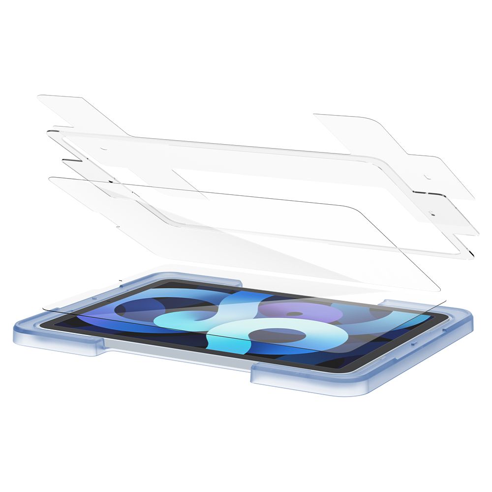 Film de protection d'écran Spigen GlastR EZ FIT pour Apple iPad Air (2022) / Pro 11 (2021) / Air (2020), Verre Trempé, Full Glue AGL02065