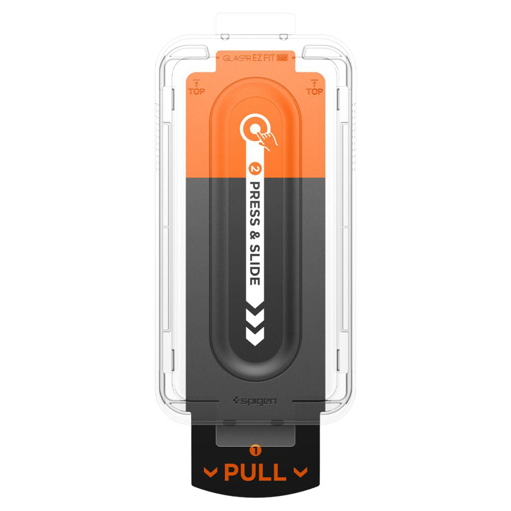 Beschermfolie Scherm Spigen GlastR EZ FIT Pro voor Samsung Galaxy S25 Edge S937, Gehard Glas, Volledige Lijm