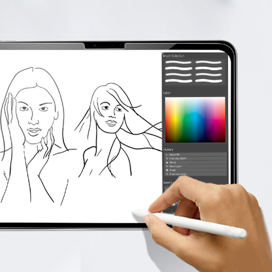 Film de protection d'écran Techsuit ArmorGlass CrystalHD pour Apple iPad 10.2 (2021) / 10.2 (2020), Verre Trempé, Full Glue, Lot de 2 pièces.